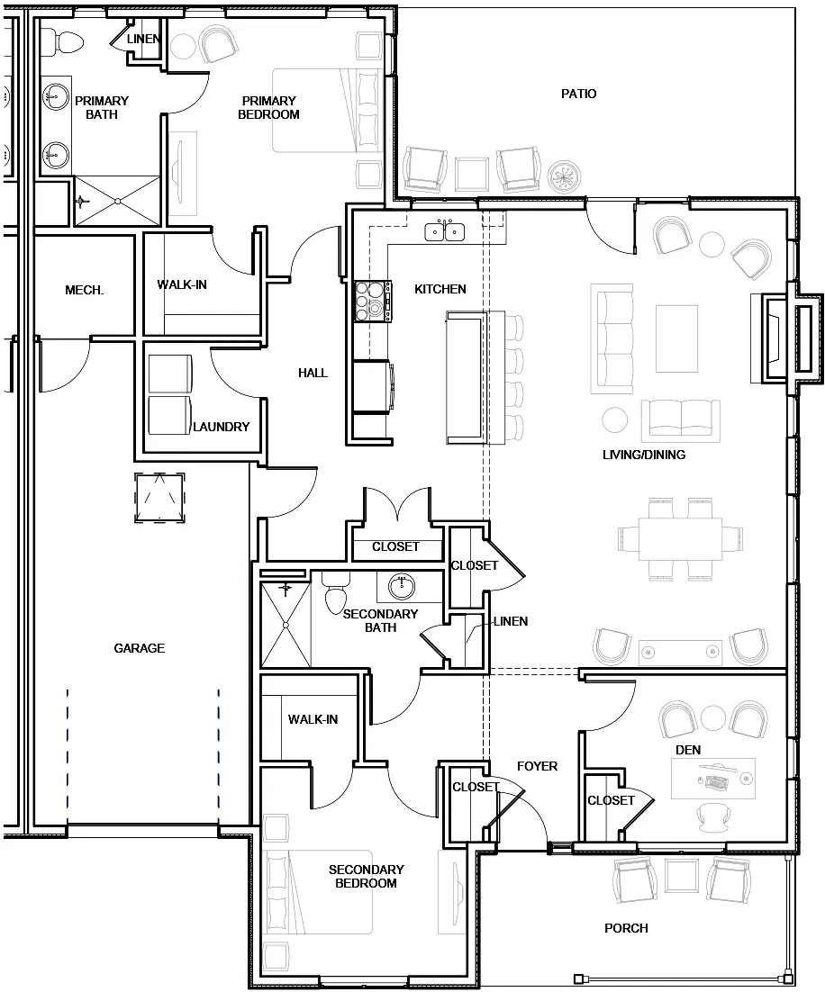 Heath Village - Villa B floor plan